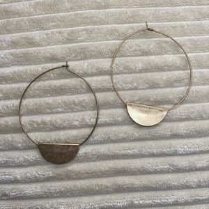 Modern Gold Hoops